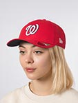 Бейсболка NEW ERA арт. 60646813 Washington Nationals MLB (красный)